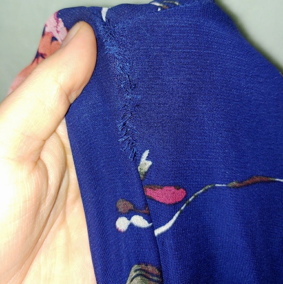 Used Lulu's Longsleeve Floral Print Dress - Picture 8 of 8